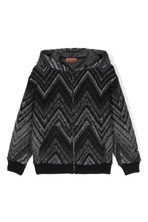 giacca in poliammide nero MISSONI KIDS | MV4P50Q0054930GR